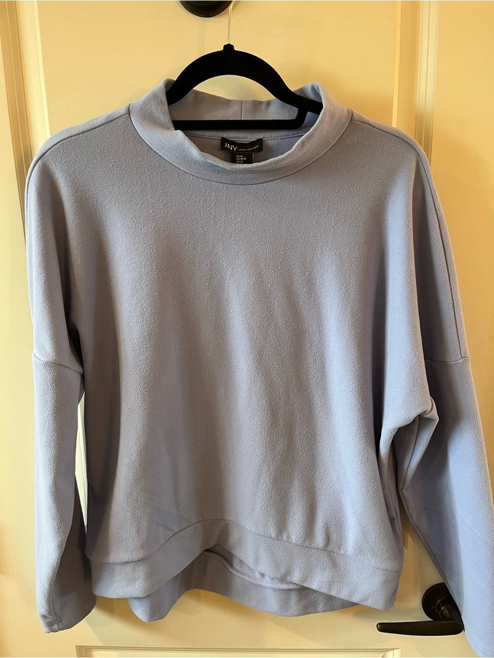 Jones New York Light Blue Crewneck Pullover Sweater